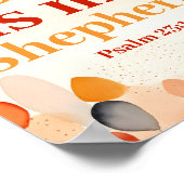 De Heer is mijn herder Boho Christelijke muurkunst Poster (Hoek)