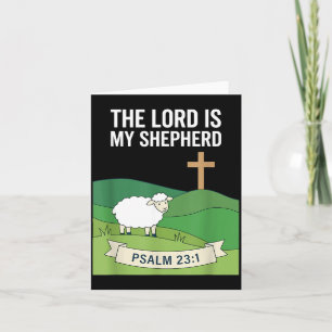 De Heer Is Mijn Herder Christelijk Geloof Schapen Kaart