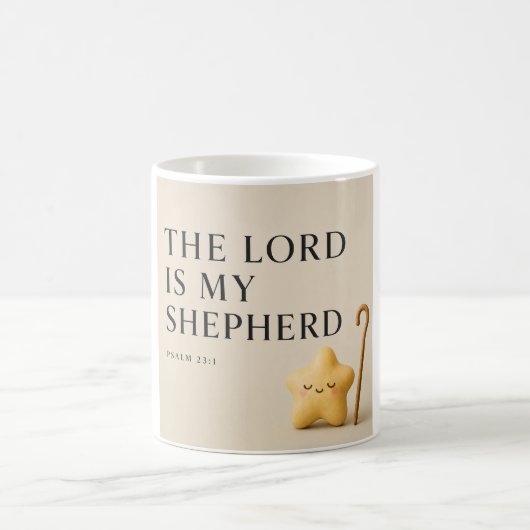 DE HEER IS MIJN HERDER | Christelijk Koffiemok (Center)