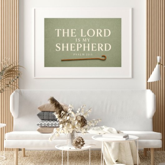 DE HEER IS MIJN HERDER | Christelijk Poster