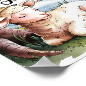 De Heer is mijn Herder Christelijke kinderkamer mu Poster (Hoek)