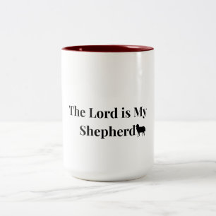De Heer Is Mijn Herder Christelijke Koffiemok Tweekleurige Koffiemok