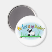 De Heer is mijn Herder Christelijke magneet (Voorkant / Achterkant)