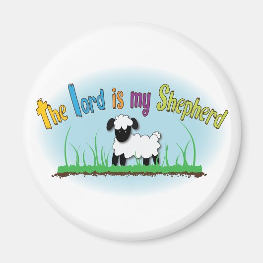 De Heer is mijn Herder Christelijke magneet (Voorkant)