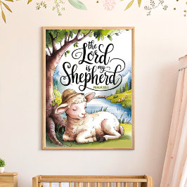 De Heer is mijn Herder Christelijke Wanddecoratie Poster