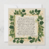 De Heer is mijn Herder Gebed (Voorkant)