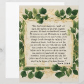 De Heer is mijn Herder Gebed (Voorkant / Achterkant)