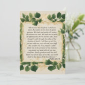 De Heer is mijn Herder Gebed Feestdagenkaart (Staand voorkant)