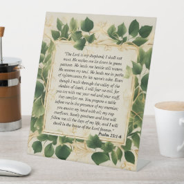 De Heer is mijn Herder Gebed Reclamebord Met Voetstuk