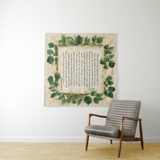 De Heer is mijn Herder Gebed Wandkleed (In Situ (horizontaal))