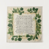 De Heer is mijn Herder Gebed Wandkleed (Voorkant)