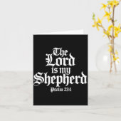 De Heer is mijn Herder Gotische Christenen Kaart (Gele Bloem)