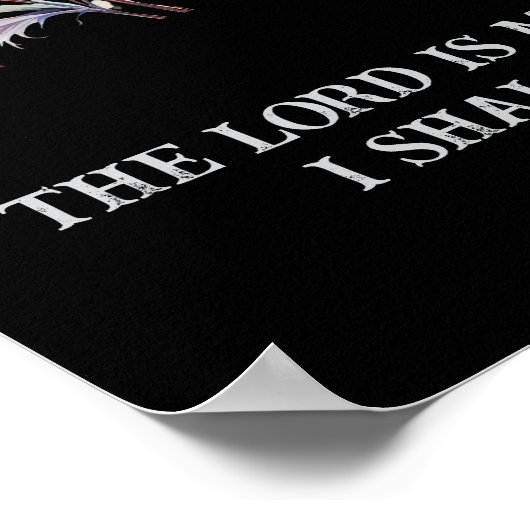 De Heer is mijn Herder, ik wil niet Poster (Hoek)