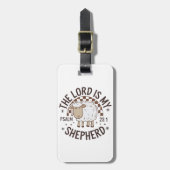 De Heer is mijn herder Jezus Dankdag Bagagelabel (Voorkant verticaal)