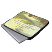 De Heer is mijn Herder  Laptop Sleeve (Voorkant onderkant)