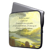 De Heer is mijn Herder  Laptop Sleeve (Voorkant Links)