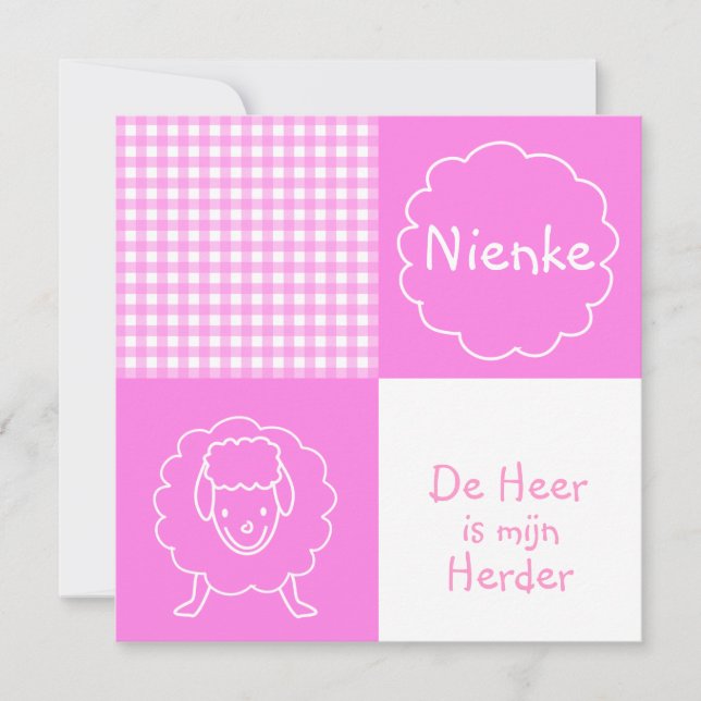 De Heer is mijn Herder, meisje. (Voorkant)