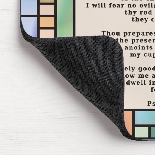 De Heer is mijn herder Mousepad Muismat (Hoek)