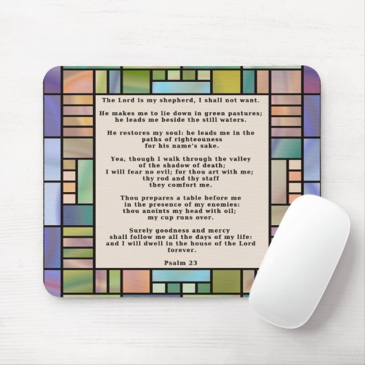 De Heer is mijn herder Mousepad Muismat (Met muis)