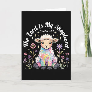 De Heer Is Mijn Herder Pasen Christelijk Geloof Bi Kaart