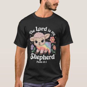 De Heer Is Mijn Herder Pasen Christelijk Geloof Bi T-shirt
