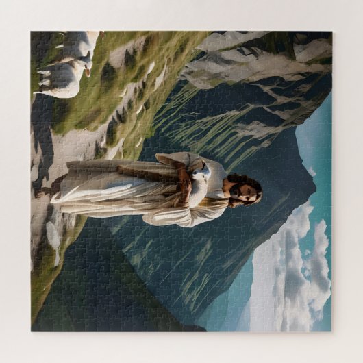 De HEER is mijn herder Poster Legpuzzel (Horizontaal)