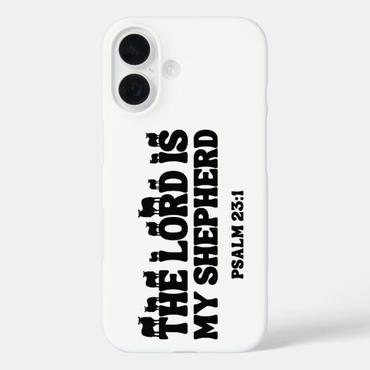 De Heer is mijn Herder (Psalm 23:1) Case-Mate iPhone Case (Achterkant)