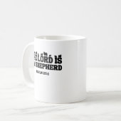 De Heer is mijn Herder (Psalm 23:1) Koffiemok (Voorkant links)