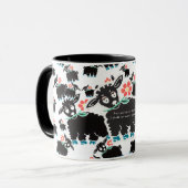 De Heer is mijn Herder Psalm 23:1 Minimalistisch Mok (Voorkant links)