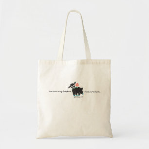De Heer is mijn Herder Psalm 23:1 Minimalistisch Tote Bag