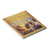 De Heer is mijn herder Psalm 23:1 opties Notitieblok (Schuin)