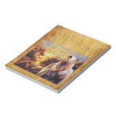 De Heer is mijn herder Psalm 23:1 opties Notitieblok (Linkerzijde)