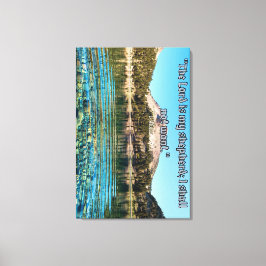 De Heer Is Mijn Herder – Psalm 23:1 Schriftuurlijk Canvas Afdruk