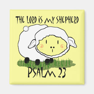 De HEER is mijn herder Psalm 23 Baby t-shirt- U Magneet