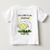 De HEER is mijn herder Psalm 23 Baby trui (Achterkant)