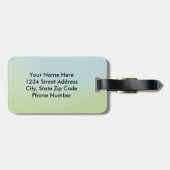 De Heer is mijn Herder Psalm 23 Bagagelabel (Achterkant horizontaal)