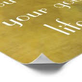 De Heer is mijn herder Psalm 23 gebed Poster (Hoek)