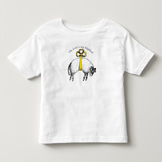 De HEER is mijn herder Psalm 23 Kinder Shirts (Voorkant)