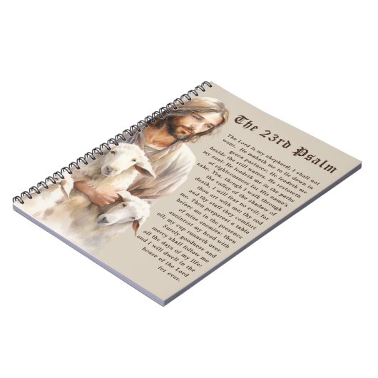 De Heer is mijn Herder (Psalm 23) Notitieboek (Linkerzijde)