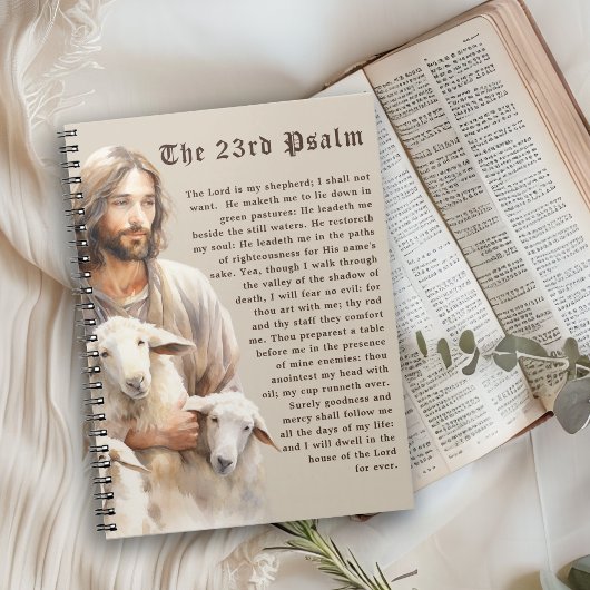 De Heer is mijn Herder (Psalm 23) Notitieboek