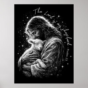 De Heer is mijn Herder. Psalm 23. Poster