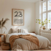 De Heer is mijn Herder Psalm 23 Poster