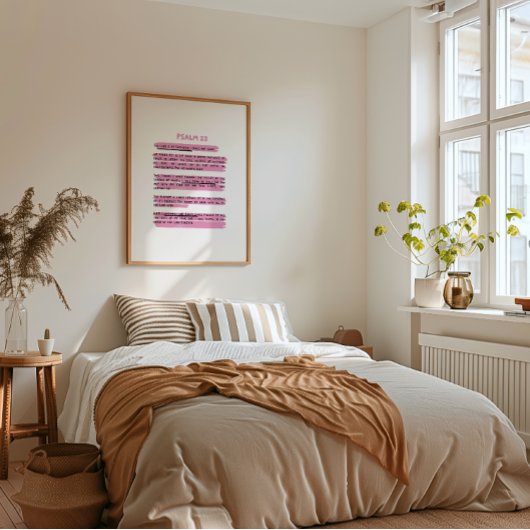 De Heer is mijn Herder Psalm 23 Poster