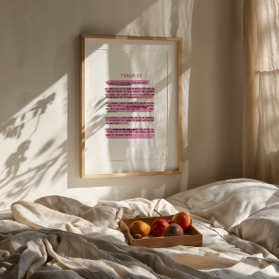 De Heer is mijn Herder Psalm 23 Poster