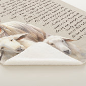 De Heer is mijn Herder (Psalm 23) Sherpa Deken (3/4)