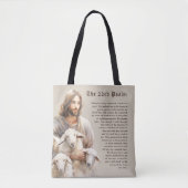 De Heer is mijn Herder (Psalm 23) Tote Bag (Voorkant)