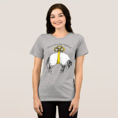 De HEER is mijn herder Psalm 23 Tri-Blend Shirt (Voorkant volledig)