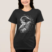 De Heer is mijn Herder. Psalm 23. Tri-Blend Shirt (Voorkant)