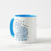 De Heer is mijn Herder - Schapenontwerp Christelij Mok (Voorkant links)