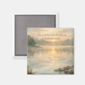 De Heer Is Mijn Herder Schriftuur Psalm 23:1 Geloo Magneet (Voorkant / Achterkant)
